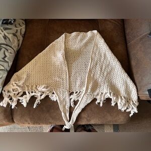 Forever 21 crochet shawl